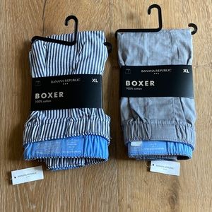 Two pack of banana republic boxers